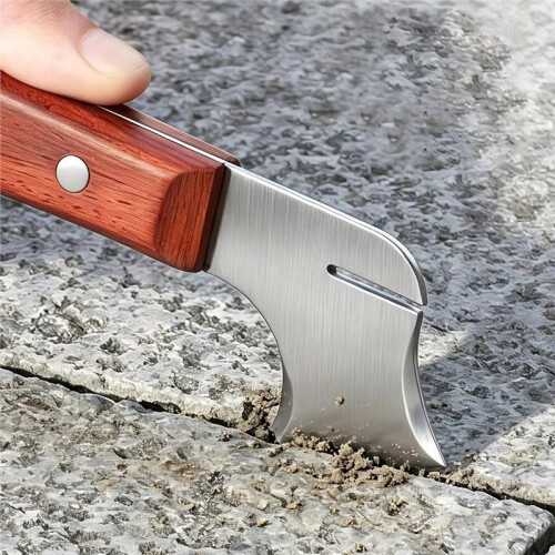 Tile  Repair Stainless Steel Ceramic Tile  Cleaner Scraper Floor Nails Pullers Motorcycle Hand Tool Curved 1