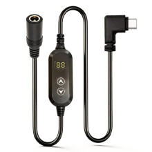 USB C to 5.5x2.1mm Connector Female Boost Cable 5V/9V/12V/15V/20V Adapter for Wifi Router BOX Heated Clothing