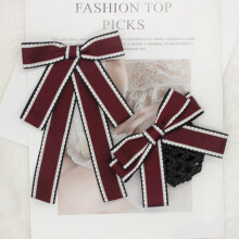 (Set 5)Adult Womens Tie Pin With Red White Blue Design For Uniforms Corporate