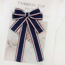 (Style 1)Adult Womens Tie Pin With Red White Blue Design For Corporate Uniforms