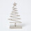 Homescapes Silver Coiled Tree Ornament with Star 2
