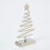 Homescapes Silver Coiled Tree Ornament with Star 4