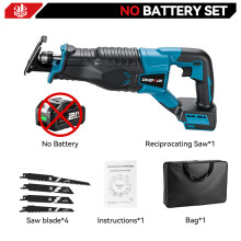 ONEVAN Scie Alternative, 3000W, 0-10000 SPM, Sans Batterie, Compatible avec batterie Makita 18V