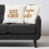 Homescapes Slogan Cushion Pair Plush Embroidered Design 2