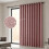 Imperial Rooms (Linen Ringtop - Blush) 66x84 Dual Panel Curtains with Free Tiebacks | Premium Quality Drapes 1
