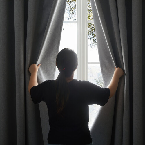 Imperial Rooms (Linen Ringtop - Grey) 66x84 Dual Panel Curtains with Free Tiebacks | Premium Quality Drapes 2
