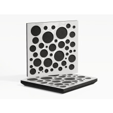 (White glossy Plastic) 2 Pack - Sound Absorption-Diffuse Acoustic Panel "P16" | 50x50x5cm | Absorption - Diffusion - Reflection