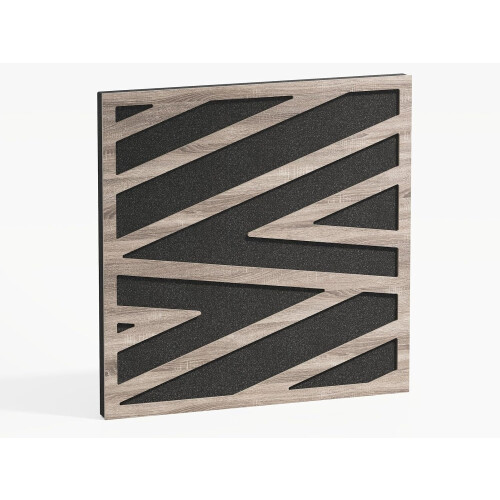 (Sonoma) 2 Pack - Sound Absorption-Diffuse Acoustic Panel "P11" | 50x50x5cm | Absorption - Diffusion - Reflection 1