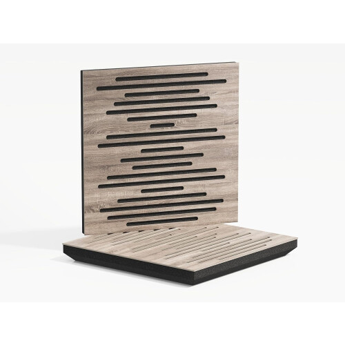 (Sonoma) 2 Pack - Sound Absorption-Diffuse Acoustic Panel "P14" | 50x50x5cm | Absorption - Diffusion - Reflection