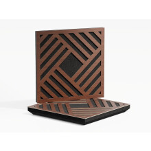 (Nut) 2 Pack - Sound Absorption-Diffuse Acoustic Panel "P1" | 50x50x5cm | Absorption - Diffusion - Reflection