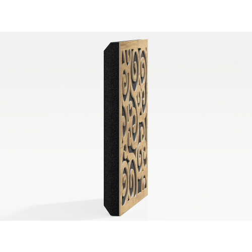 (Oak) 2 Pack - Sound Absorption-Diffuse Acoustic Panel "P12" | 50x50x5cm | Absorption - Diffusion - Reflection 2