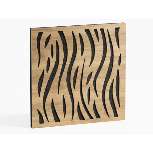 (Oak) 2 Pack - Sound Absorption-Diffuse Acoustic Panel "P13" | 50x50x5cm | Absorption - Diffusion - Reflection 1