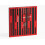 (Red glossy Plastic) 2 Pack - Sound Absorption-Diffuse Acoustic Panel "P10" | 50x50x5cm | Absorption - Diffusion - Reflection 2