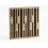(Oak) 2 Pack - Sound Absorption-Diffuse Acoustic Panel "P10" | 50x50x5cm | Absorption - Diffusion - Reflection 2