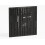 (Black glossy Plastic) 2 Pack - Sound Absorption-Diffuse Acoustic Panel "P10" | 50x50x5cm | Absorption - Diffusion - Reflection 2