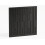 (Black) 2 Pack - Sound Absorption-Diffuse Acoustic Panel "P10" | 50x50x5cm | Absorption - Diffusion - Reflection 2