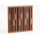 (Cherry) 2 Pack - Sound Absorption-Diffuse Acoustic Panel "P10" | 50x50x5cm | Absorption - Diffusion - Reflection 2