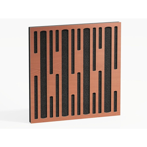 (Cherry) 2 Pack - Sound Absorption-Diffuse Acoustic Panel "P10" | 50x50x5cm | Absorption - Diffusion - Reflection 1