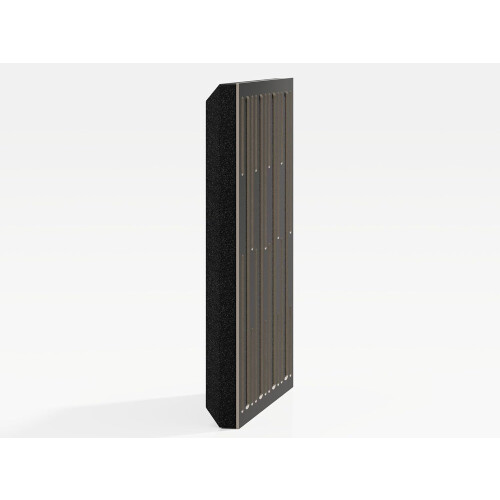 (Black) 2 Pack - Sound Absorption-Diffuse Acoustic Panel "P10" | 50x50x5cm | Absorption - Diffusion - Reflection 2
