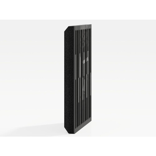 (Black glossy Plastic) 2 Pack - Sound Absorption-Diffuse Acoustic Panel "P10" | 50x50x5cm | Absorption - Diffusion - Reflection 2