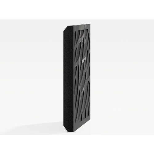 (Black glossy Plastic) 2 Pack - Sound Absorption-Diffuse Acoustic Panel "P17" | 50x50x5cm | Absorption - Diffusion - Reflection 2
