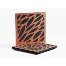 (Cherry) 2 Pack - Sound Absorption-Diffuse Acoustic Panel "P17" | 50x50x5cm | Absorption - Diffusion - Reflection