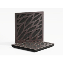 (Wenge) 2 Pack - Sound Absorption-Diffuse Acoustic Panel "P17" | 50x50x5cm | Absorption - Diffusion - Reflection
