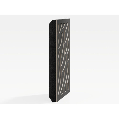 (Black) 2 Pack - Sound Absorption-Diffuse Acoustic Panel "P17" | 50x50x5cm | Absorption - Diffusion - Reflection 2