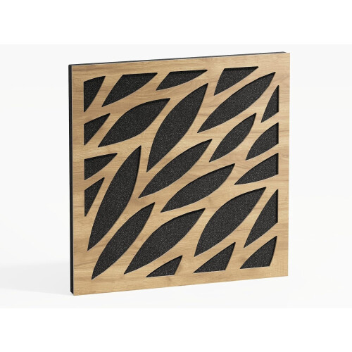 (Oak) 2 Pack - Sound Absorption-Diffuse Acoustic Panel "P17" | 50x50x5cm | Absorption - Diffusion - Reflection 1