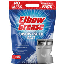 1X - Elbow Grease Dishwasher Salt 2Kg Limescale Remover Soften Water