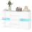 LED Light Sideboard - High Gloss White 2
