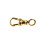 (19mm Open Ring) Bronze Albert Swivel Clasp Catches 1