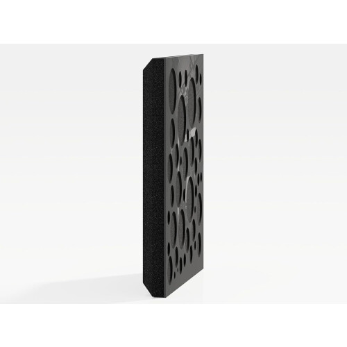 (Black glossy Plastic) 2 Pack - Sound Absorption-Diffuse Acoustic Panel "P16" | 50x50x5cm | Absorption - Diffusion - Reflection 2