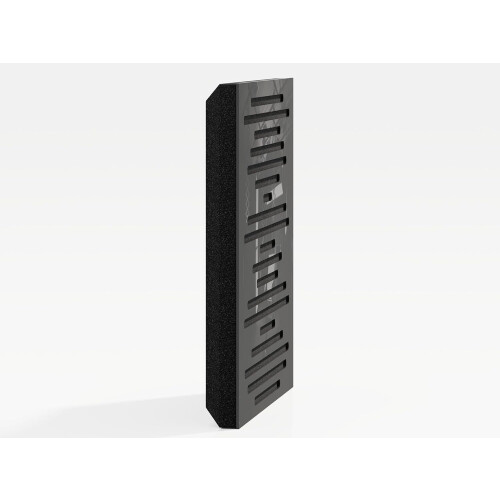 (Black glossy Plastic) 2 Pack - Sound Absorption-Diffuse Acoustic Panel "P14" | 50x50x5cm | Absorption - Diffusion - Reflection 2