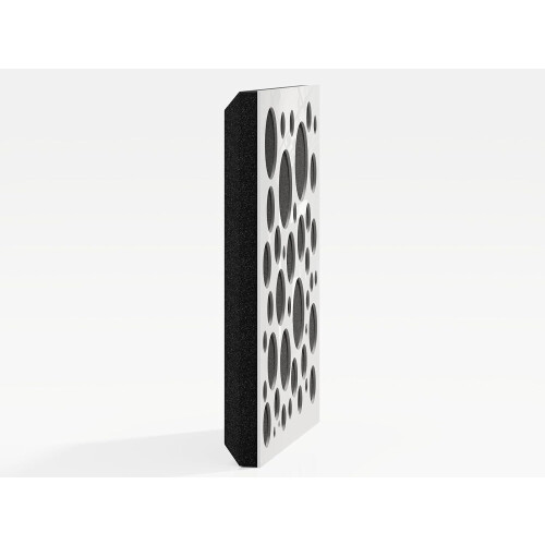 (White glossy Plastic) 2 Pack - Sound Absorption-Diffuse Acoustic Panel "P16" | 50x50x5cm | Absorption - Diffusion - Reflection 2