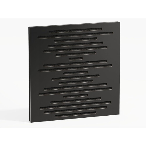 (Black) 2 Pack - Sound Absorption-Diffuse Acoustic Panel "P14" | 50x50x5cm | Absorption - Diffusion - Reflection 1