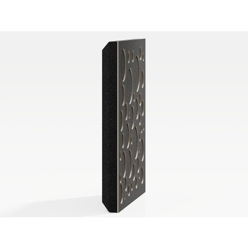 (Black) 2 Pack - Sound Absorption-Diffuse Acoustic Panel "P16" | 50x50x5cm | Absorption - Diffusion - Reflection 2