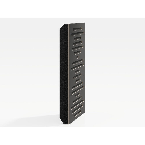 (Black) 2 Pack - Sound Absorption-Diffuse Acoustic Panel "P14" | 50x50x5cm | Absorption - Diffusion - Reflection 2