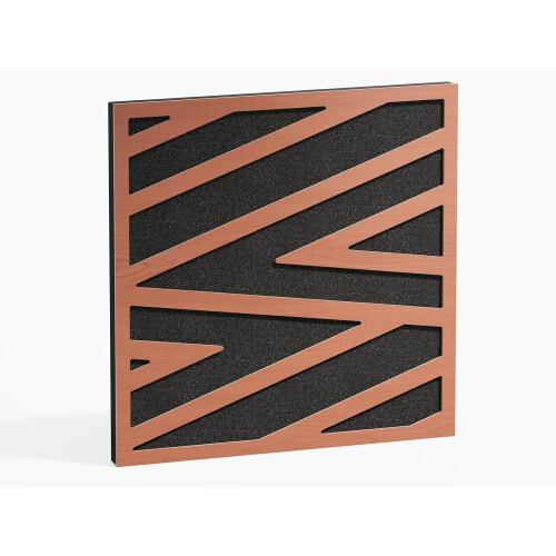 (Cherry) 2 Pack - Sound Absorption-Diffuse Acoustic Panel "P11" | 50x50x5cm | Absorption - Diffusion - Reflection 1