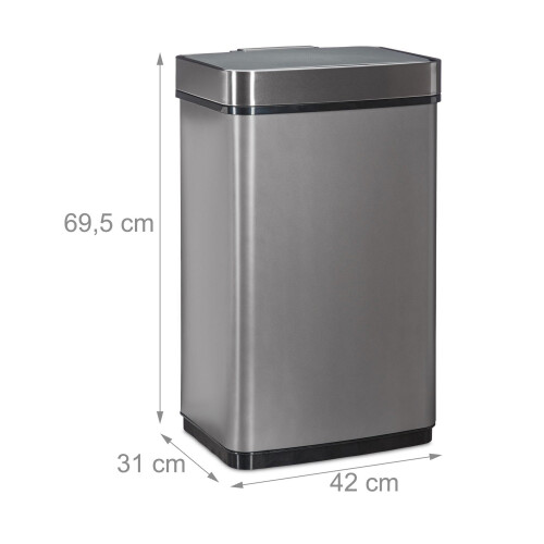 Afvalbak met sensor, 60 liter