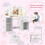 Kids Dressing Table Set w/ Stool, Mirror, Drawers 2