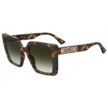 Sunglasses - MOSCHINO - MOS172/S - Havana Acetate - Women - Square 54/20/140