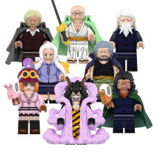8PCS One Piece Building Block Toy Figure Model Kid Collection Gift Fit Lego