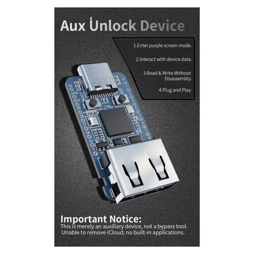 Strumento di Sblocco USB Tipo-C per Chip A12/A13 Modalità Ingegneria / Modulo Schermo USB per Debugging di Telefoni Cellulari