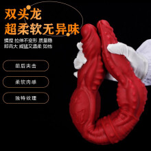 (S) A200 Double Headed Dildo for Gay Men Realistic Silicone Anal Vagina Vibrator Adult Sex Toys for Women and Men