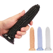 (Egg-colored) Realistic Corn Anal Plug Prostate Stimulator with Beads Advanced Butt Plug Kit for Men SM Adult Sex Toys
