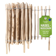 Creative Home Staketenzaun 60cm hoch und 5m lang | Lattenabstand 3-4 cm