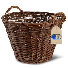 Creative Home Weidenkorb mit Zwei Henkel | Groß ø 50 cm | Für Geschenkkorb