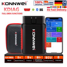 KONNWEI KDIAG, Scanner de Diagnostic Automobile Bluetooth OBD2, Lecture et Effacement des Codes, Réinitialisation Huile DPF EPB
