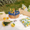 Creative Home Großer Picknickkorb Stoffeinlage Rot 43 x 32 x 37 cm 7